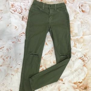 Fashion Nova Olive Green Jeans